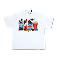 White hockey begins after coffee cups Urban Heavy Tee - Zillion Design Studio
