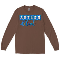 Chestnut autism dad Long Sleeve Tee - AdoDesignShop