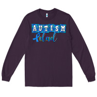 Plum autism dad Long Sleeve Tee - AdoDesignShop