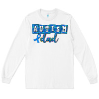 White autism dad Long Sleeve Tee - AdoDesignShop