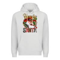 Dove Grey Howdy Santa Premium Hoodie - BundleAndBundleShop