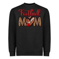 Black football mom Heavyweight Sweatshirt - Zillion Design Studio