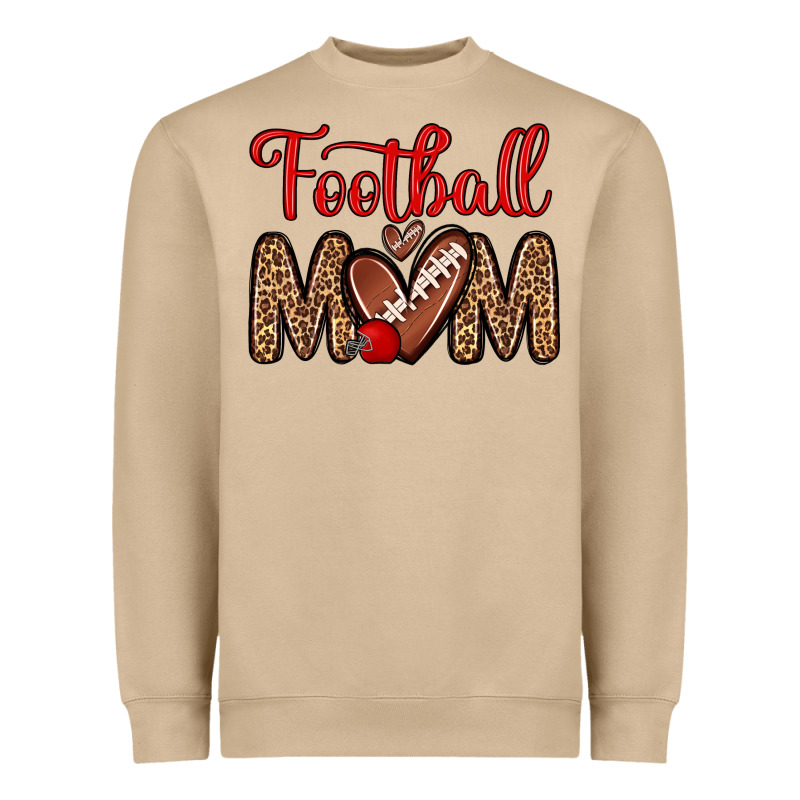 Football Mom Heavyweight Sweatshirt by Zillion Design Studio | Teevron