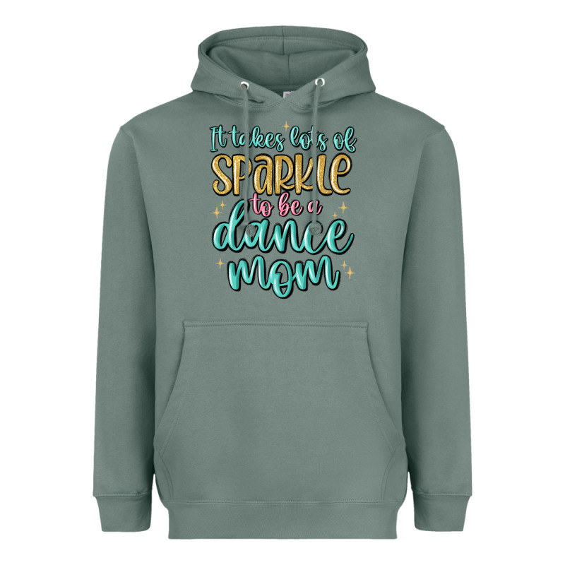 It Takes Lots Of Sparkle To Be A Dance Mom Heavyweight Hoodie by MaliasSmallBusiness | Teevron