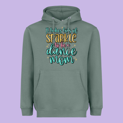 It Takes Lots Of Sparkle To Be A Dance Mom Heavyweight Hoodie Designed By Maliassmallbusiness