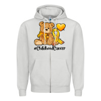 Dove Grey childhood cancer and cancer ribbon Zipper Hoodie - AdoDesignShop