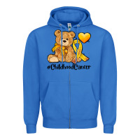 True Royal childhood cancer and cancer ribbon Zipper Hoodie - AdoDesignShop