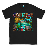 Black country roads take me home Classic Tee - AdoDesignShop