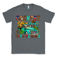 Charcoal Heather country roads take me home Classic Tee - AdoDesignShop