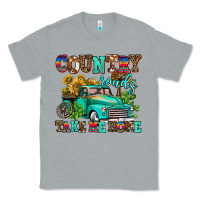 Heather Grey country roads take me home Classic Tee - AdoDesignShop