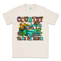 Natural country roads take me home Classic Tee - AdoDesignShop