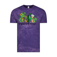 Cloud Purple st. patricks day registered nurse rn Vintage Tee - BarkalooDesign