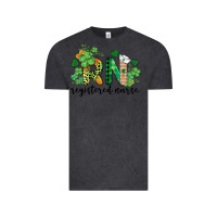 Vintage Black st. patricks day registered nurse rn Vintage Tee - BarkalooDesign
