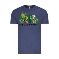 Vintage Denim st. patricks day registered nurse rn Vintage Tee - BarkalooDesign