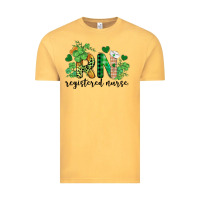 Vintage Mustard st. patricks day registered nurse rn Vintage Tee - BarkalooDesign