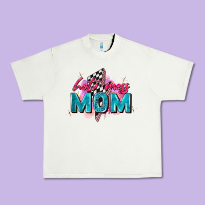 Hot Mess Mom Urban Heavy Tee Designed By Zillion Design Studio