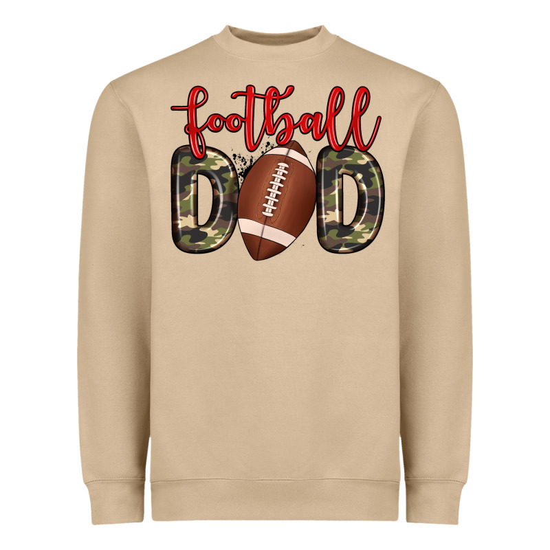 Football Dad Heavyweight Sweatshirt by Zillion Design Studio | Teevron