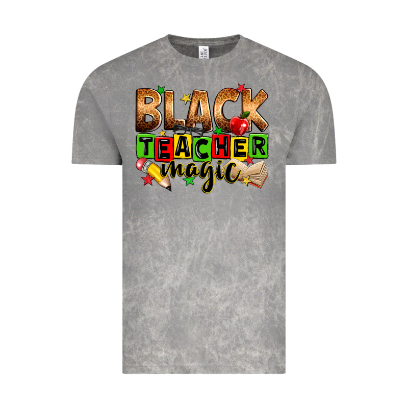 Black Teacher Magic Vintage Tee by Zillion Design Studio | Teevron