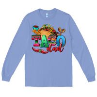 Colony Blue taco dad Long Sleeve Tee - AdoDesignShop