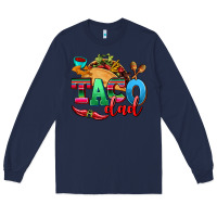 Navy taco dad Long Sleeve Tee - AdoDesignShop