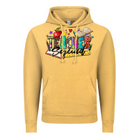 Vintage Mustard teacher squad Vintage Hoodie - Zillion Design Studio