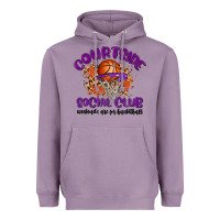 Lavender courtside social club Heavyweight Hoodie - MaliasSmallBusiness