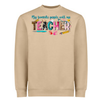 Mushroom my favorite people call me teacher Heavyweight Sweatshirt - texasbilliewilder