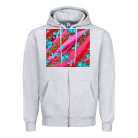 Heather Grey cancer boxing gloves and cancer ribbon Zipper Hoodie - AdoDesignShop