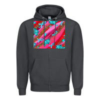 Smoke cancer boxing gloves and cancer ribbon Zipper Hoodie - AdoDesignShop