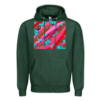 Sports Green cancer boxing gloves and cancer ribbon Zipper Hoodie - AdoDesignShop