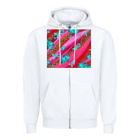 White cancer boxing gloves and cancer ribbon Zipper Hoodie - AdoDesignShop
