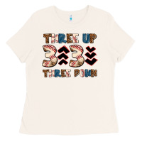 Bone three up three down Ladies Tee - AdoDesignShop