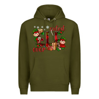 Army Green Cutest Elf Ever Christmas Premium Hoodie - BundleAndBundleShop