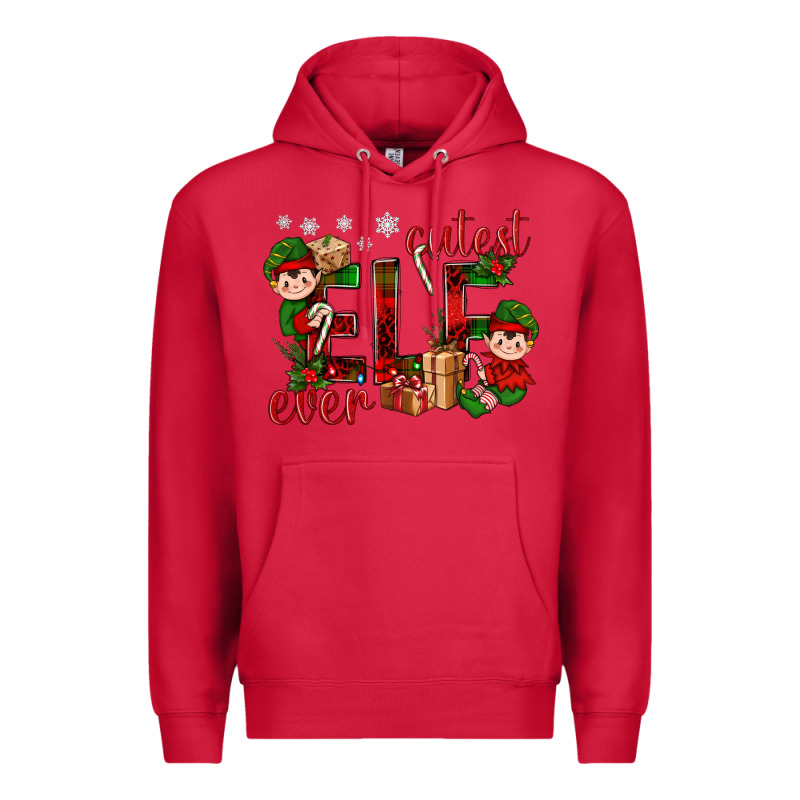 Cutest Elf Ever Christmas Premium Hoodie by BundleAndBundleShop | Teevron