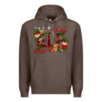 Coffee Cutest Elf Ever Christmas Premium Hoodie - BundleAndBundleShop