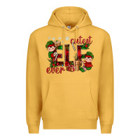 Mustard Cutest Elf Ever Christmas Premium Hoodie - BundleAndBundleShop