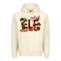 Sandshell Cutest Elf Ever Christmas Premium Hoodie - BundleAndBundleShop