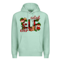Seafoam Cutest Elf Ever Christmas Premium Hoodie - BundleAndBundleShop