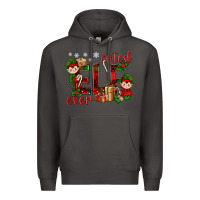 Smoke Cutest Elf Ever Christmas Premium Hoodie - BundleAndBundleShop