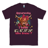 Plum apparently i have an attitude who knew Classic Tee - JahusDesignShop