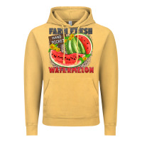 Vintage Mustard farm fresh watermelon Vintage Hoodie - Zillion Design Studio