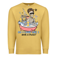 Antique Gold do i look like i give a duck Premium Sweatshirt - MaliasSmallBusiness