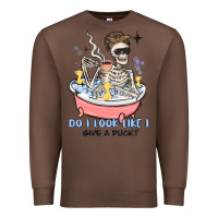 Chestnut do i look like i give a duck Premium Sweatshirt - MaliasSmallBusiness