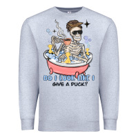 Heather Grey do i look like i give a duck Premium Sweatshirt - MaliasSmallBusiness