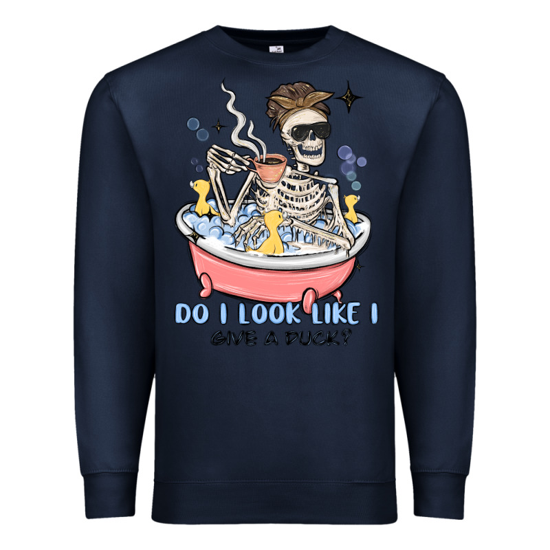 Do I Look Like I Give A Duck Premium Sweatshirt by MaliasSmallBusiness | Teevron