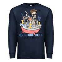 Navy do i look like i give a duck Premium Sweatshirt - MaliasSmallBusiness
