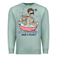 Seafoam do i look like i give a duck Premium Sweatshirt - MaliasSmallBusiness