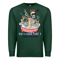 Sports Green do i look like i give a duck Premium Sweatshirt - MaliasSmallBusiness