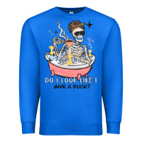 True Royal do i look like i give a duck Premium Sweatshirt - MaliasSmallBusiness