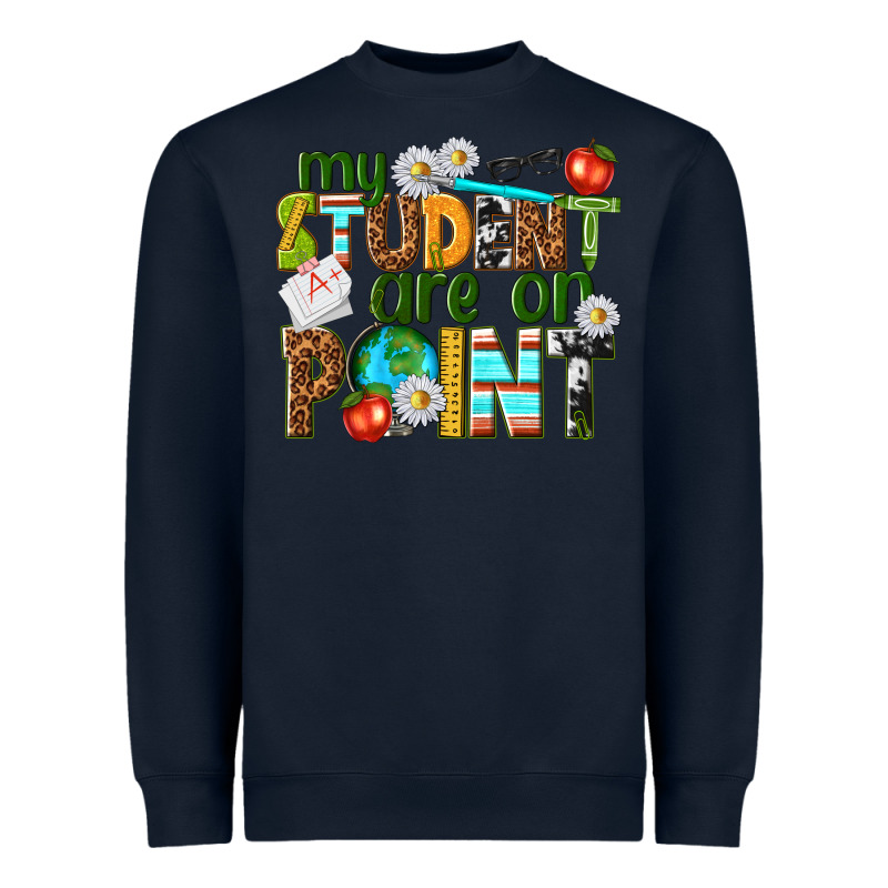 My Student Are On Point Heavyweight Sweatshirt by texasbilliewilder | Teevron